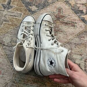 Converse High Top Platform Sneakers